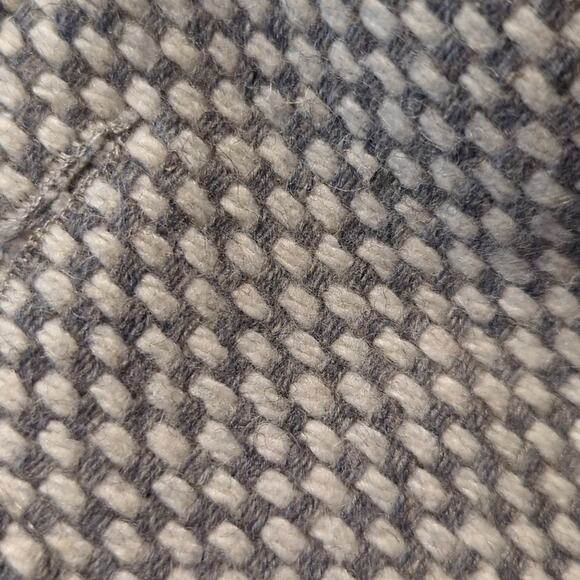 Spencer Douglas Vintage 80s Gray/Cream Tweed Wool Blend Car Coat Womens Sz 12 - Picture 6 of 14